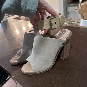 Open toe booties Size 8.5